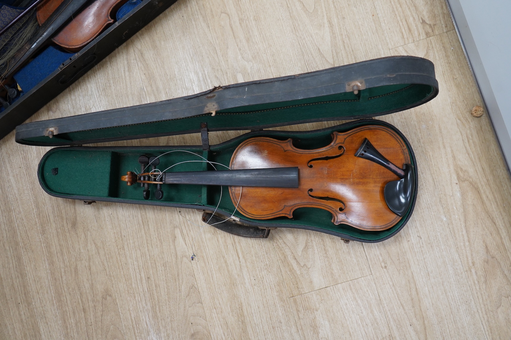 Two 19th / 20th century cased violins